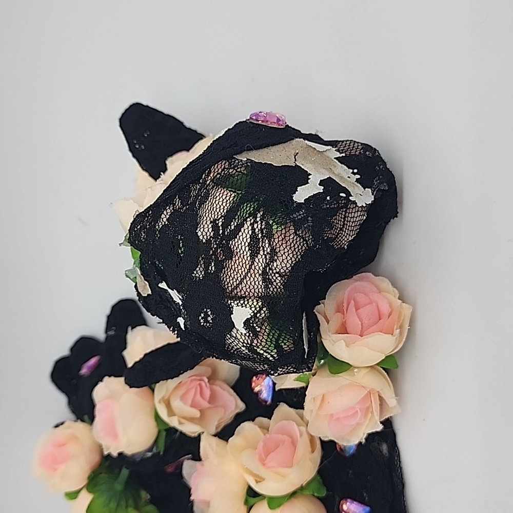 BLACK LACE ROSIE GLOVES - Picture 6 of 6